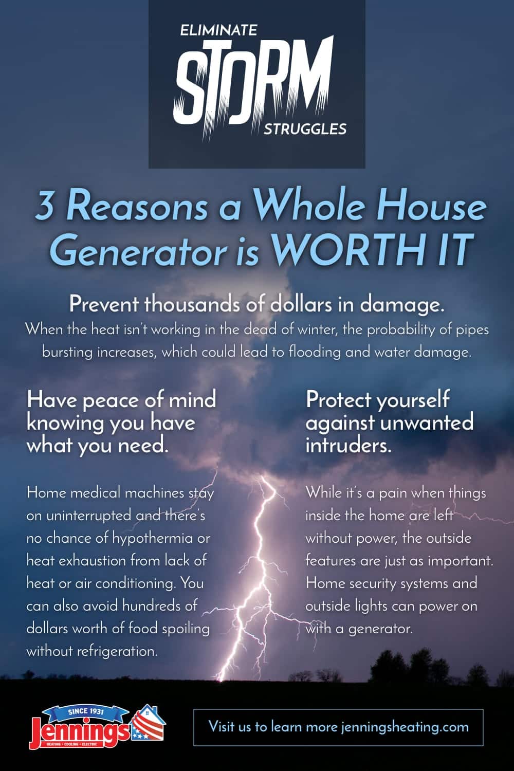 Is a Whole House Generator Worth It? Jennings HVAC Blog