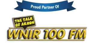 Proud partner of WNIR 100 FM the talk of Akron